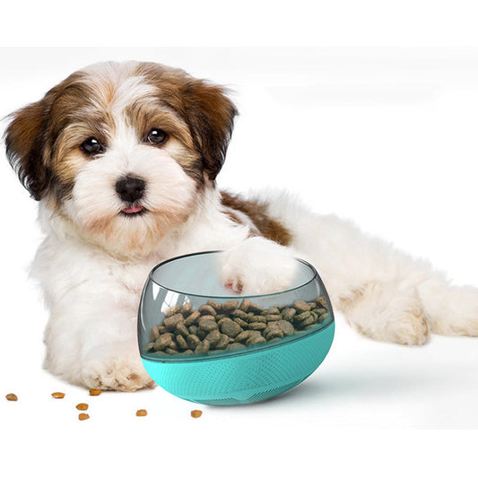 Space Capsule Slow Feed Dog Food Bowl